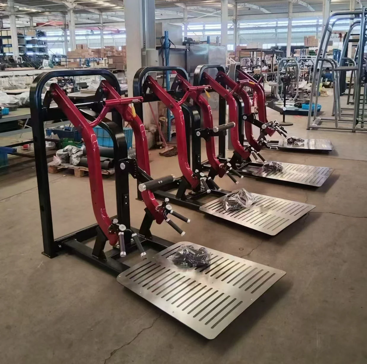 Heavy-Duty Steel Frame Plate Loaded Commercial Gym Use Back Training Exercise Machine Seated Iso Lateral Low Row