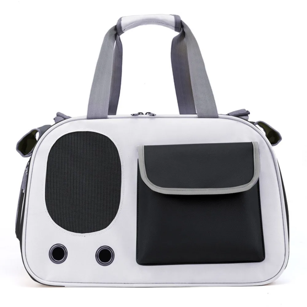 

Breathable Portable Pet Carrier Foldable No Deformation Cat Outdoor Bag Large-capacity Adjustable Puppy Transport Bag Travel
