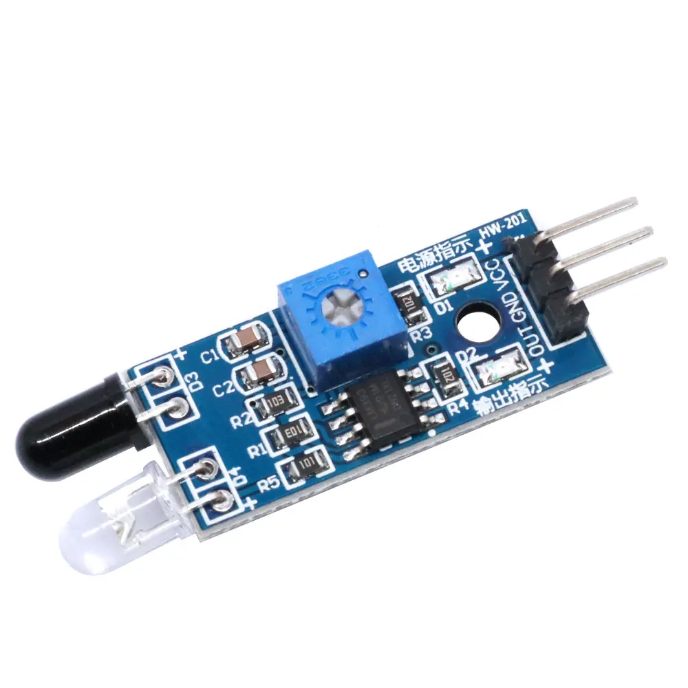 1-5pcs IR Infrared Obstacle Avoidance Sensor Module for Arduino Diy Smart Car Robot Reflective Photoelectric 3PIN