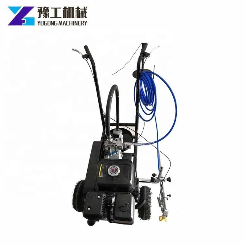 Water Based Road Line Laser Road Marking Machine Supplier Airless Cold Paint Spraying Road Marking Machine