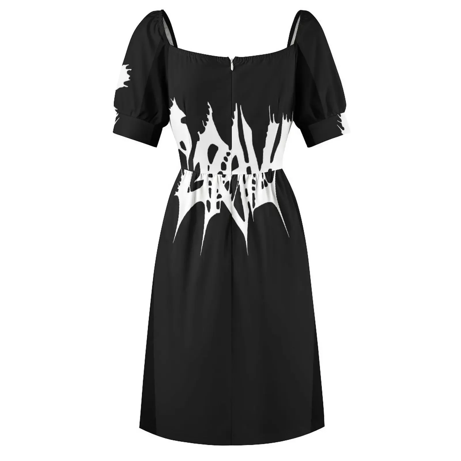 Grave klassisches T-Shirt Kurzarmkleid Festival Outfit Damen Kleid Damen Sommer