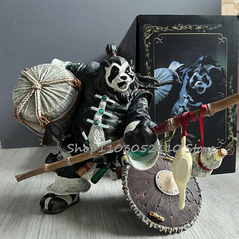 

Anime World of Warcraft Game Pandaren Chen Figure Stormstout Panda Man Action Figure Collectable Model Toy Birthday Gifts