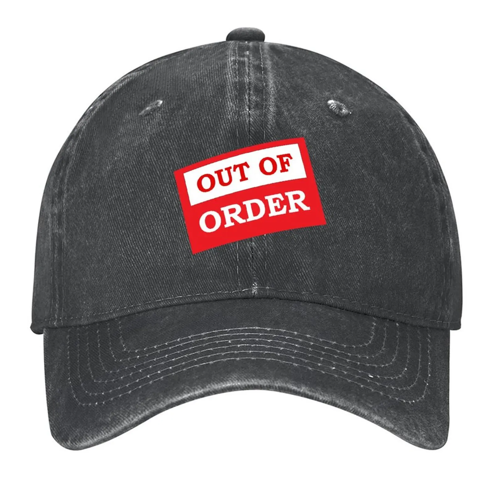

Out of Order Baseball Cap Luxury man cap Military Tactical Cap Funny hats custom caps Caps For Women Men's