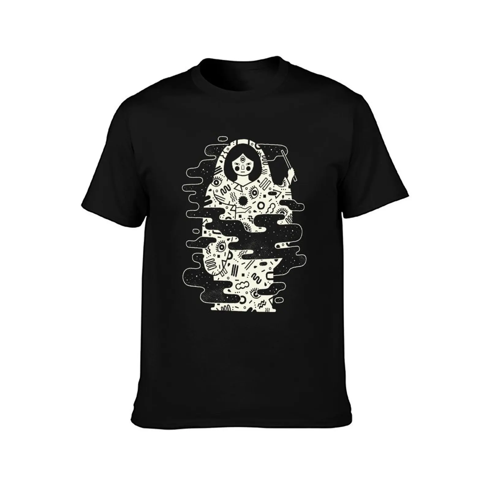 The Magician: Black Magic T-Shirt Work Style Casual T-Shirt