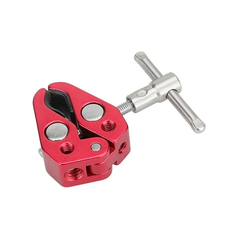 SZRIG Super Clamp, плоскогубцы для крабов, клипса Magic Friction Arm Magic Arm с наконечниками крепления 1/4 дюйма для DSLR-камеры, студийные аксессуары