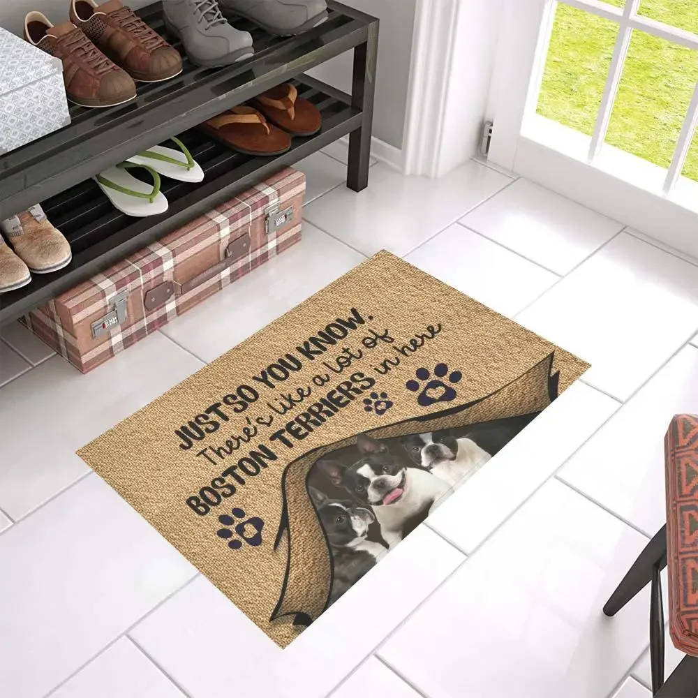 CLOOCL Just So You Know Golden Retriever Doormat Decor 3D Print Non-slip Absorbent Carpet Bathroom Bedroom Kitchen Doormat