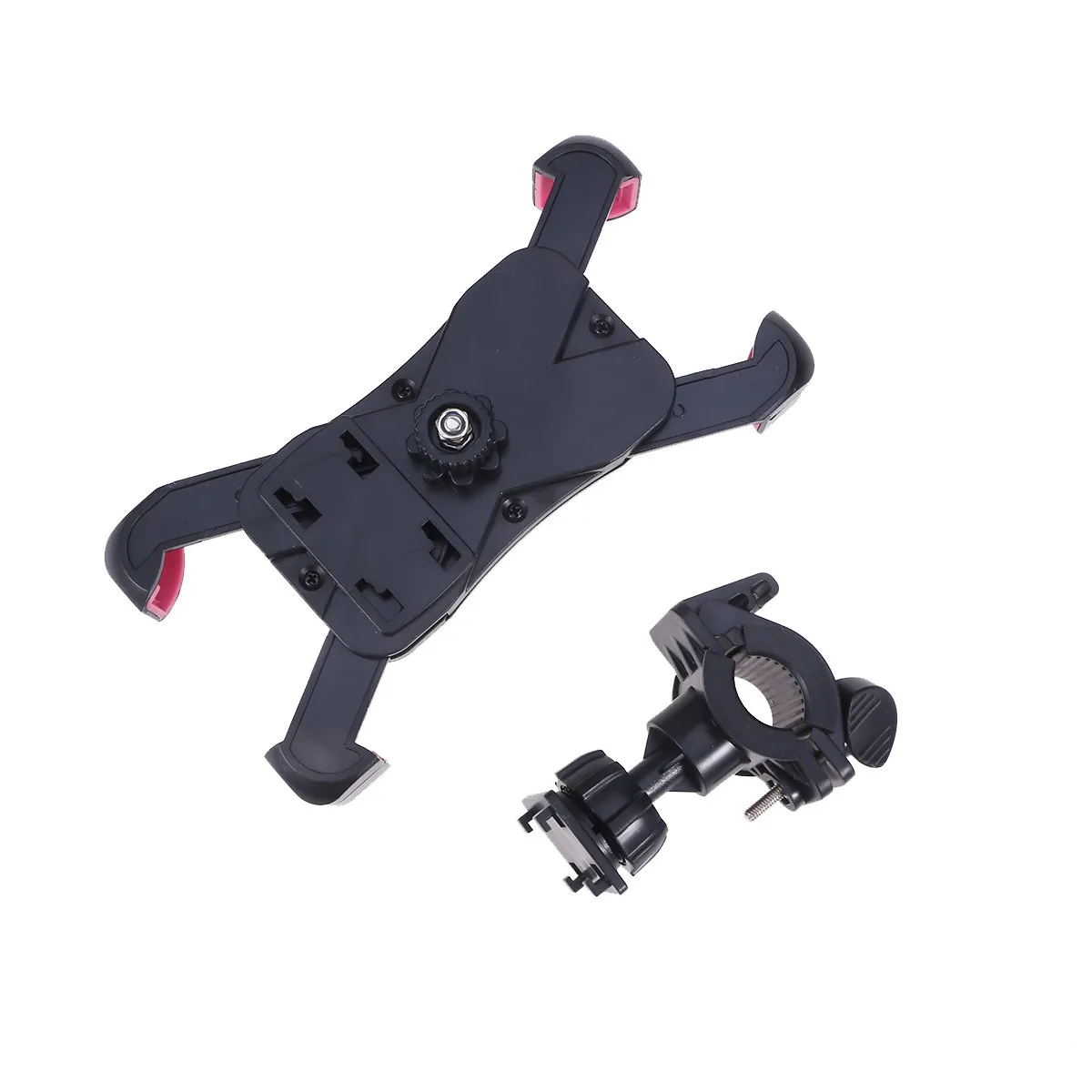 

Bike Phone Mount 3.5 to 7 Inch Mobile Phone Holder Handlebar Fixed Navigation Bracket Anti-Vibration for Motorbike 360 Rotation
