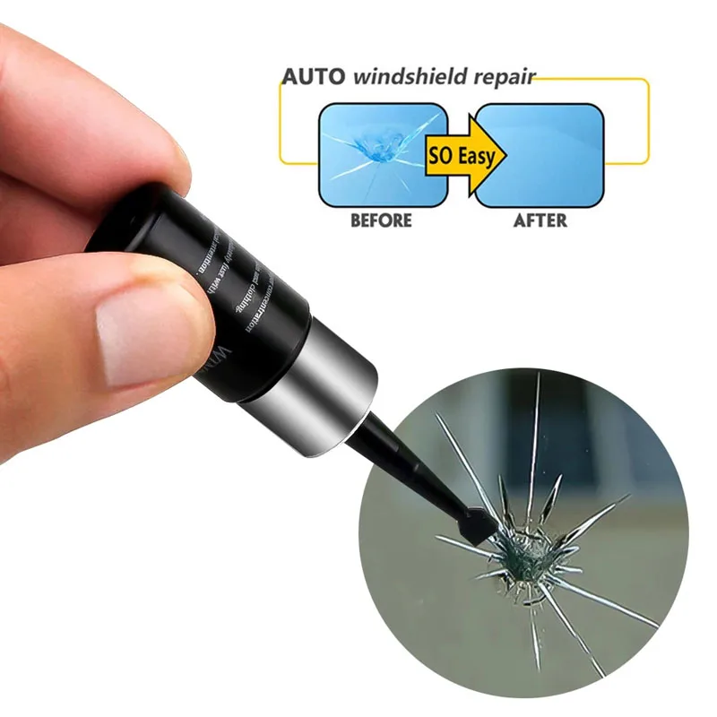 

Car Windshield Windscreen Glass Repair Resin Kit Auto Vehicle Casement Fix Tool Car Windshield Cracked Repair Glue