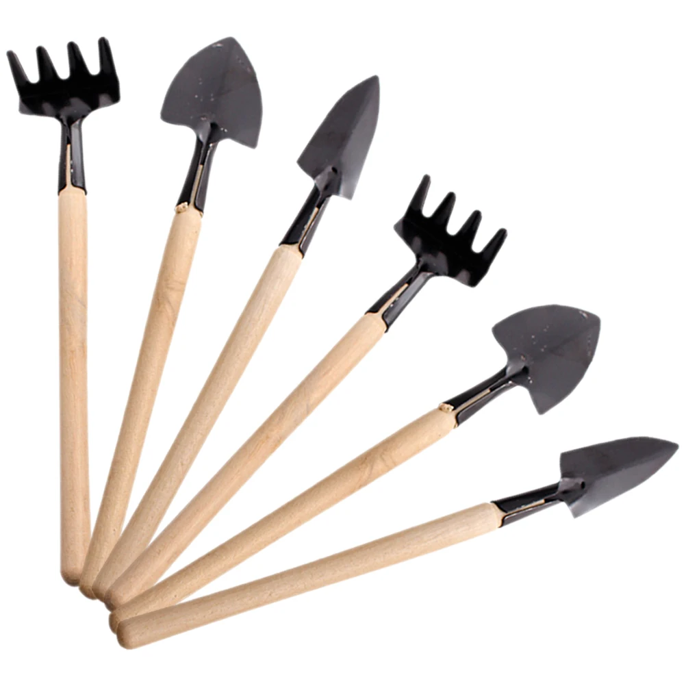 

Mini Gardening Tools Set Small Rake Shovel Metal Transplanting Kids Planting Tools Lightweight Durable Safe Reliable Garden