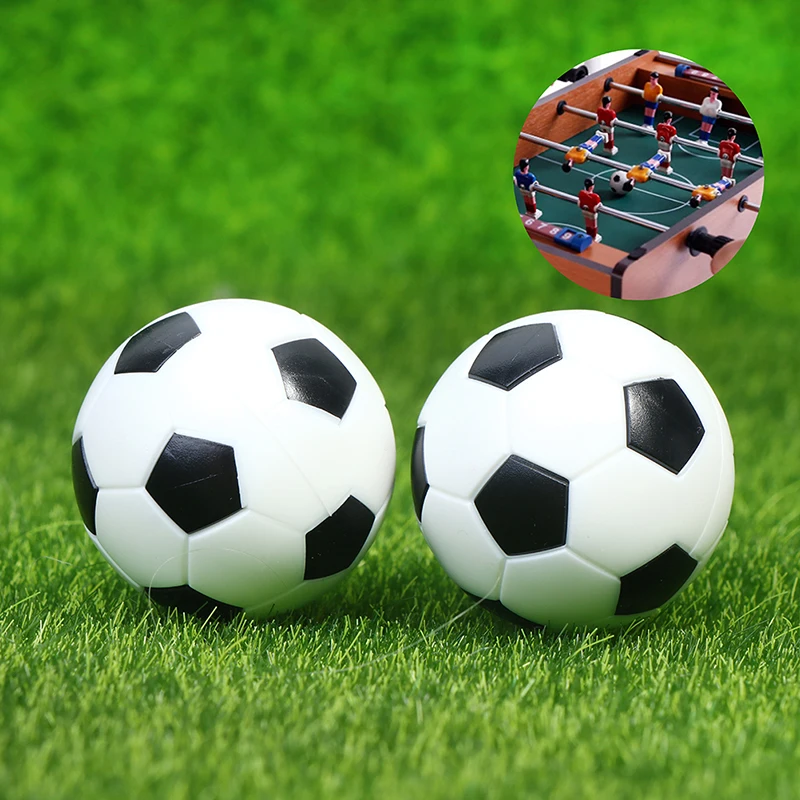 2 stücke Harz Tischfußball Fußball Ball Indoor Spiele Fussball Fußball 36mm Spiele