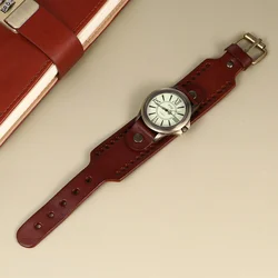 Mens Watch Ladies Watches Straps Women Wristwatch Bracelet Retro Style Band Unique Girl