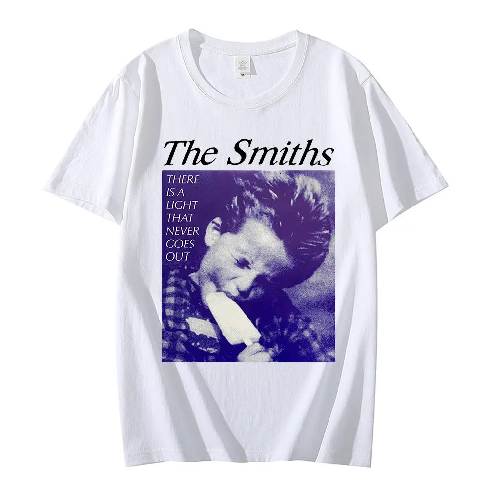 The Smiths Playboi Carti Same Style High Quality Print Short Sleeve T-shirts Hip Hop Vintage Cotton Tees Oversized Streetwear