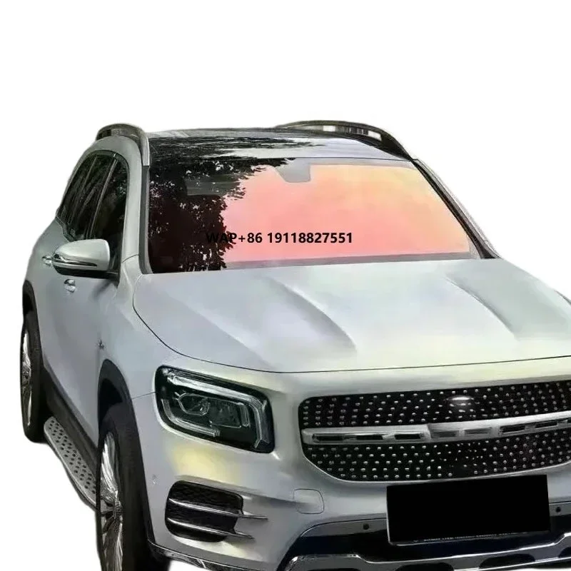 Red Ghost Chameleon 78% VLT Car Window Film 2mil PET Solar Protection UV Heat Block Explosion-proof Color Changing Feature