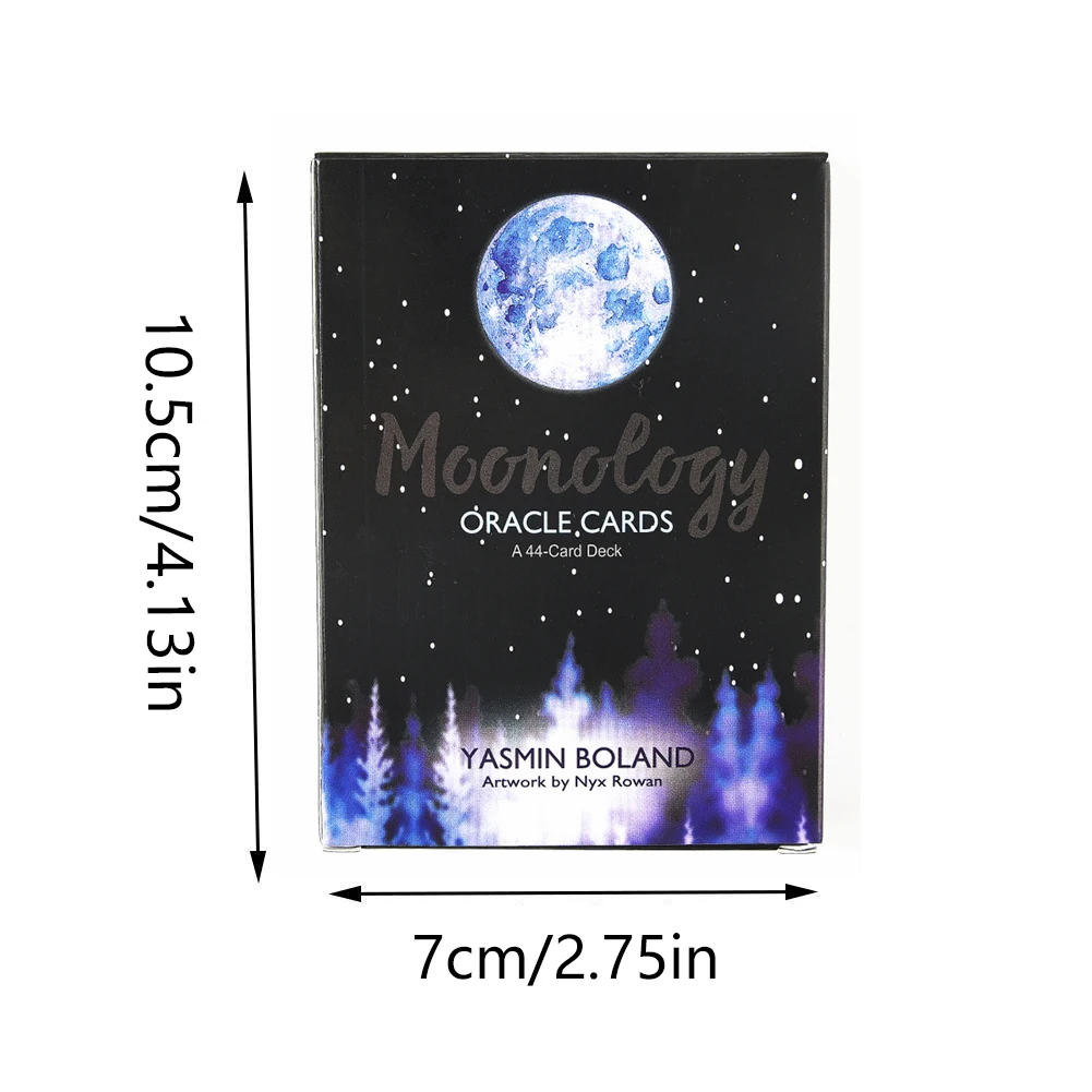 Moonology Manifestation Oracle Tarot Cards Board Game For Fate Divination Entertainment Party Game Entertainment Parties