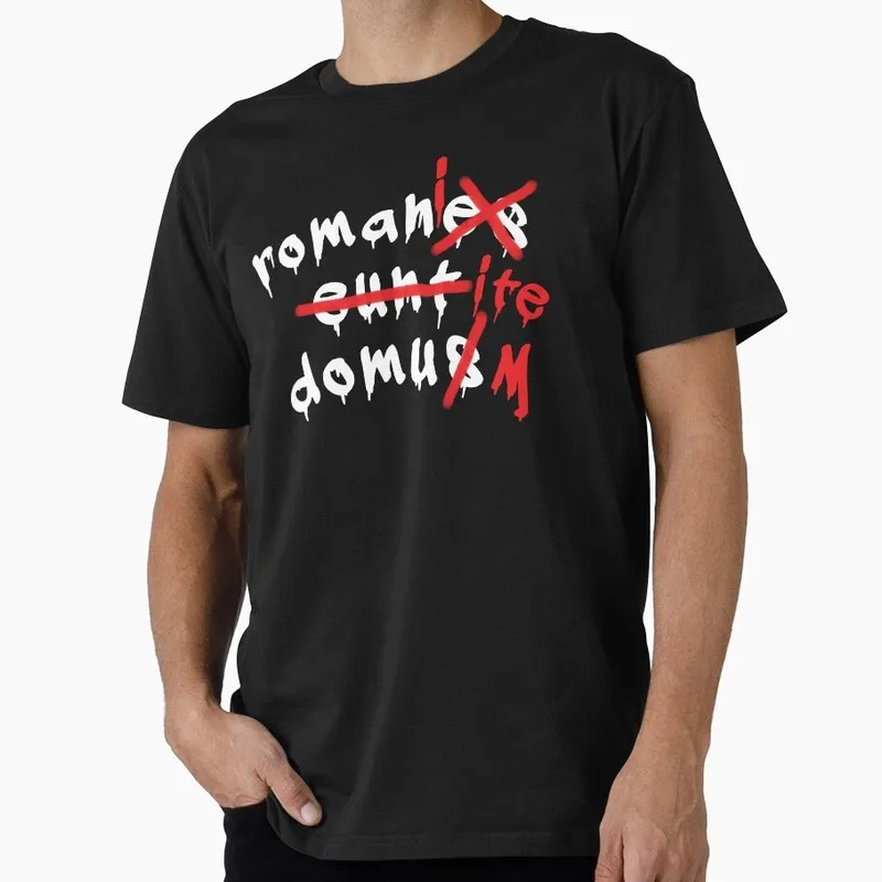 Romani ite domum 0703 Funny Monty Python Gift T-shirt Short Sleeve Tee British Comedy Graphic clothes US size Tops S-6XL