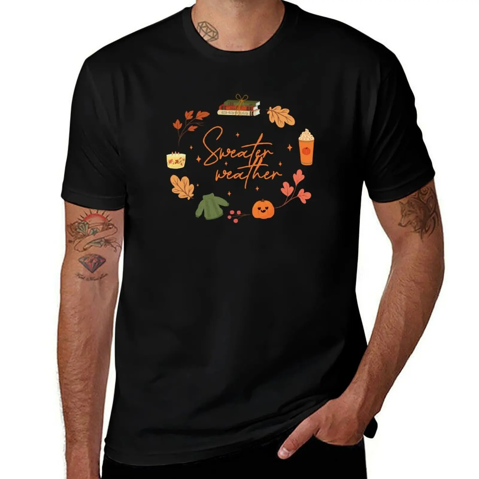 

Cozy Sweater weather T-Shirt man t shirt shirts graphic oversize t-shirts man t shirts for men graphic