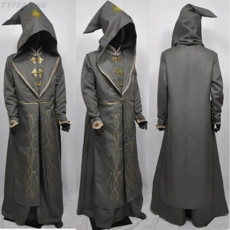 

❤❤2025 High quality Halloween Potter Dumbledore Cos Albus Anime Principal Wizardry Costume i1k5u New ★☆