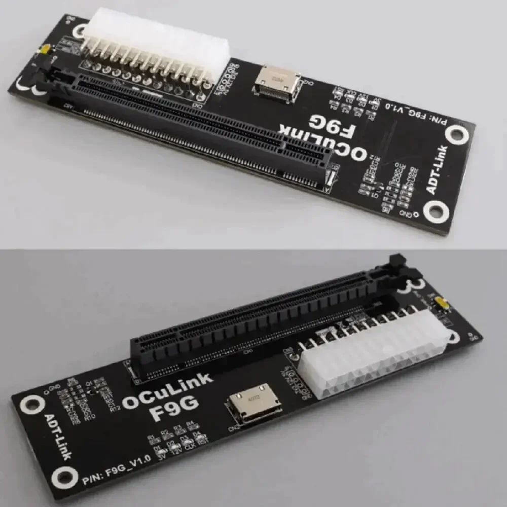 Imagem -06 - Adt Pcie 4.0 64 Gbps Oculink Placa Gráfica Externa Gpu Dock Notebook Ffc Alta Velocidade M.2 Nvmeoculink para Pci-e X16 Adaptador Egpu