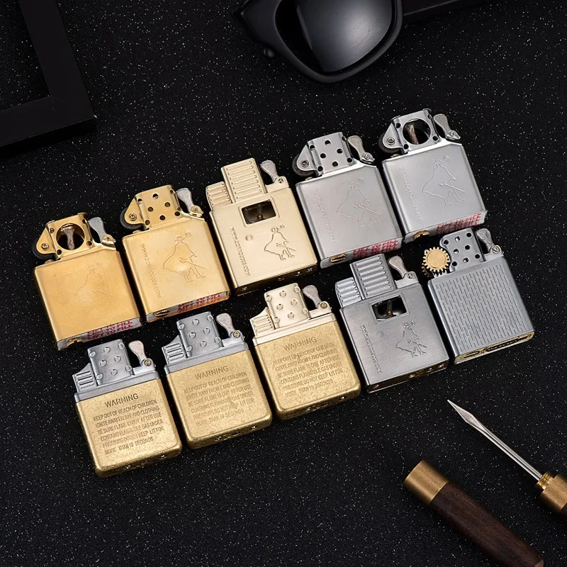 New Cigar Igniter Double Blue Fire Smoke Metal Windproof Open Flame Cigarette Lighters & Smoking Accessories Factory Direct Sale