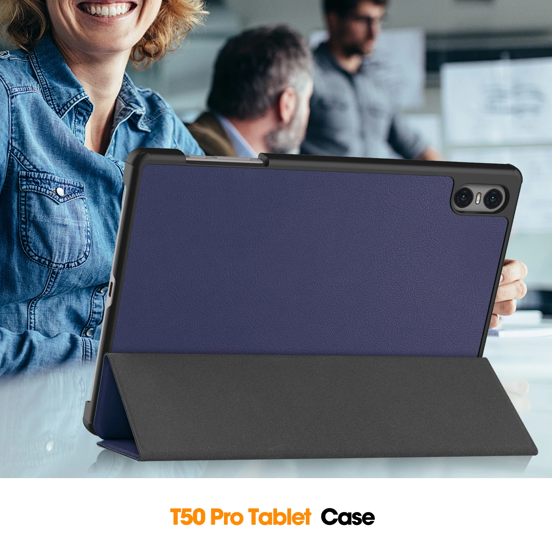 Smart Case for Teclast T50 Pro 11 inch 2023 Lightweight Trifold Slim Hard Back Smart Cover for Teclast T50 Pro Tablet 11" 2023