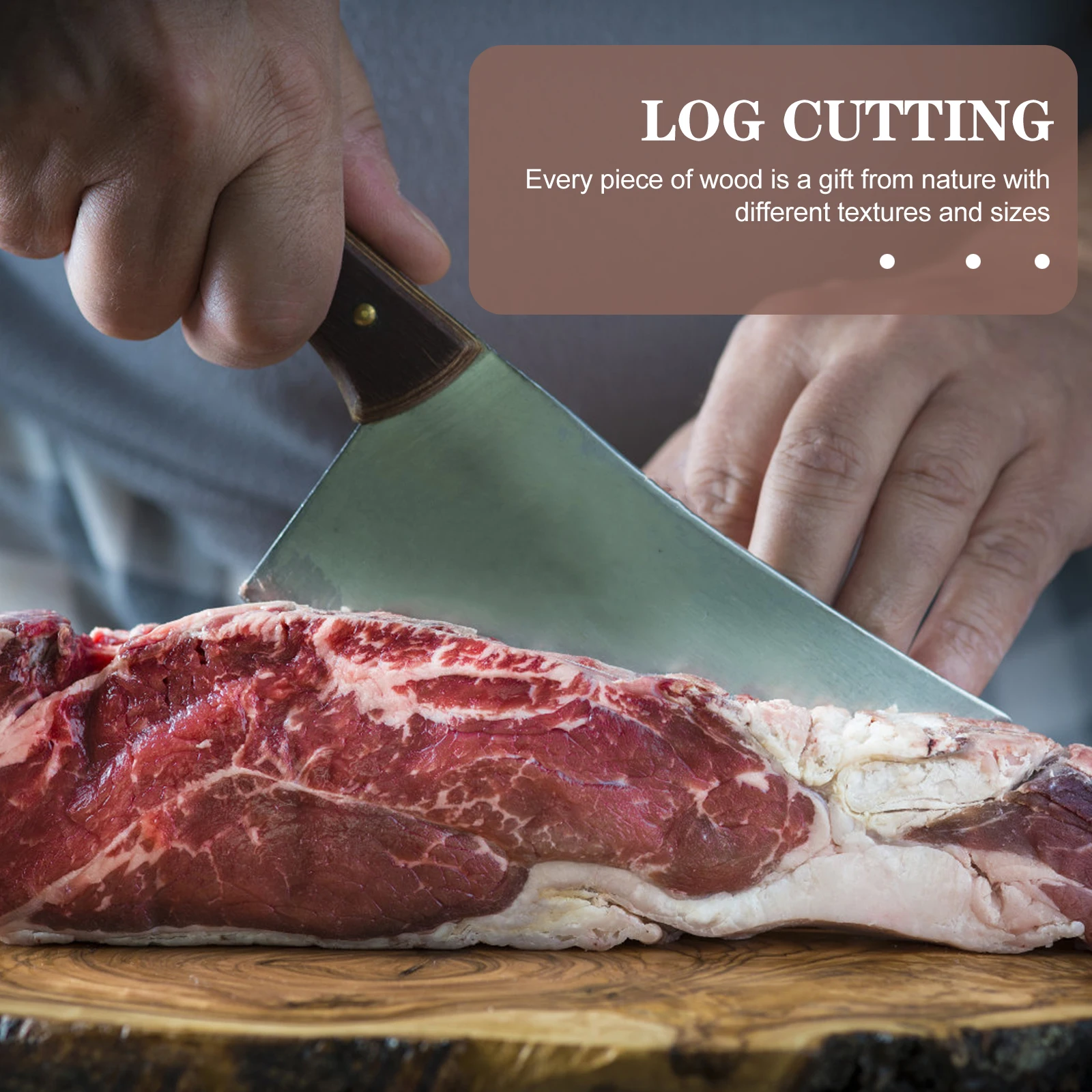 

Irregular Cutting Board Wooden Chopping Board Small Size Cedar Planks Kitchen Supply Stump Design Fruit Meat Vegetable Fish Safe