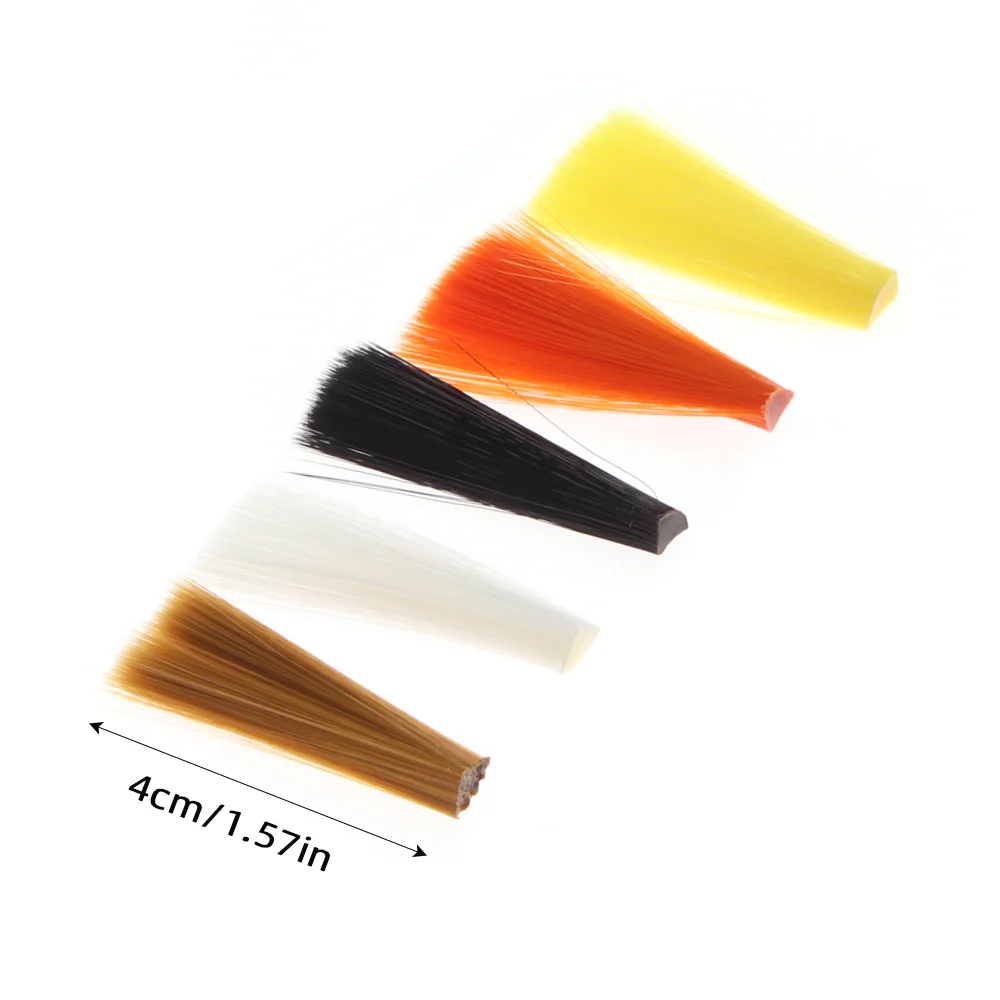 2er-/5er-Pack Nylon-Tapered-Swifttail-Fasern für Perdigon-Nymphen – Ultrafeine Fasern für Trockenfliegenflügel – Fliegenbindematerial – Detail 3