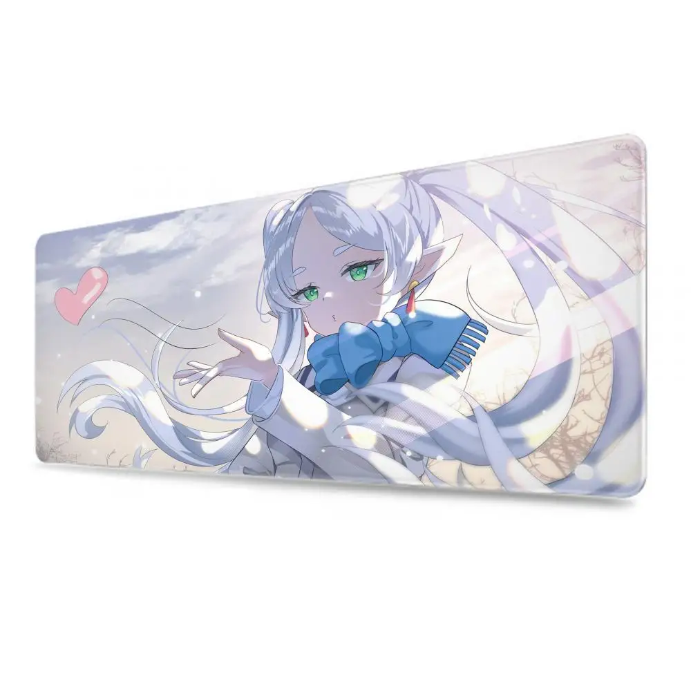 Anime Sousou no Frieren Mouse Pad Frieren Mousepad Gaming Office Large Desk Pads For Computer Non-slip Lockedge Mouse Pad