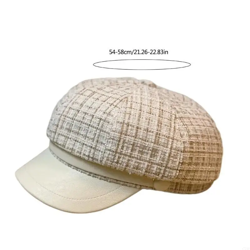 C71F المرأة سائق قبعة فتاة شيلبي قبعة لجميع المواسم الدافئة قبعة قبعة الرأس #6