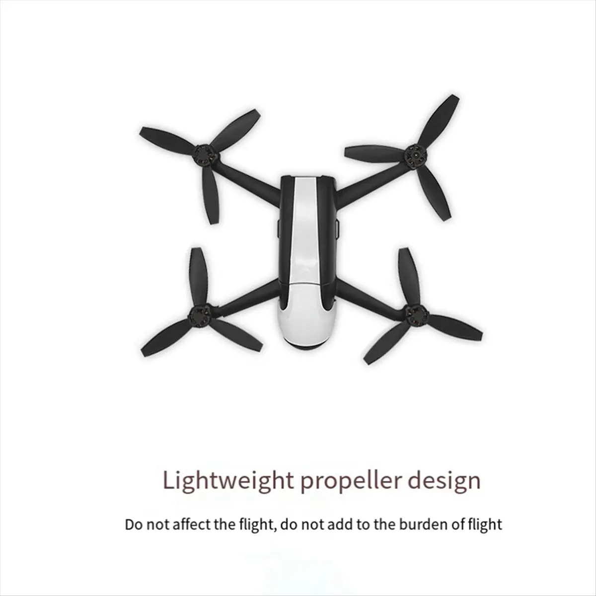 【NEW】4PCS Suitable for Parrot Bebop 2 Drone Propeller Blades Drone Accessories Black+Red