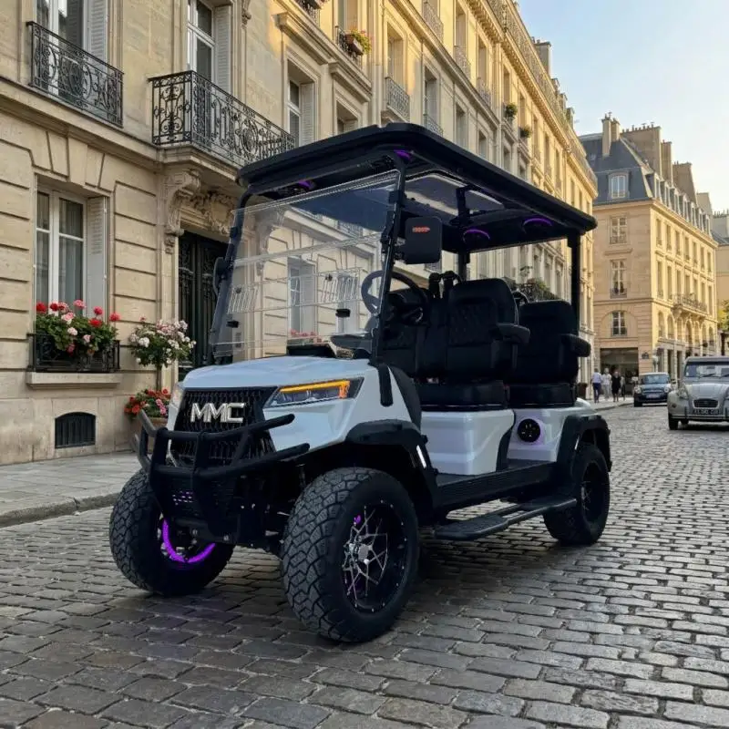 Long Range Lithium Battery 2 Person Electric Golf Cart Lifted Off Road 5000W Golf Buggy for Outdoor Travel