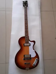 High Quality Hofner 4 Strings Electric Bass Guitar 500/2 Model Glossy Sunburst Color in Stock