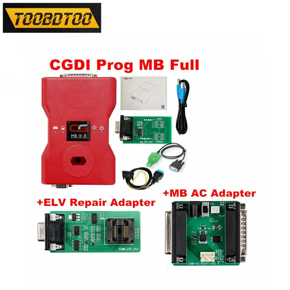 

For Benz Key Programmer Original CG MB CGDI Prog MB Support All Key Lost with Full Adapters ELV Repair Adapter&MB Simulator