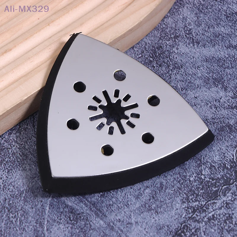 {MX329} 90 مم 6 فتحات سريعة الإصدار وسادة صنفرة مثلثة شفرة منشار رمل عالمية لتلميع النجارة والطحن الرملي