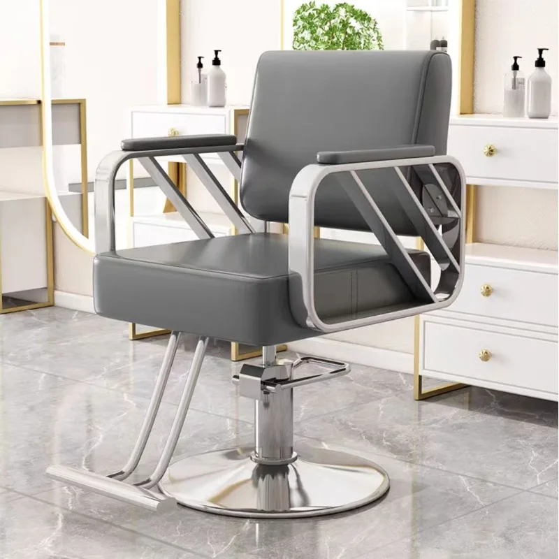 Barber shop chair Internet celebrity hair salon chair Hair salon special high-end hair cutting lift rotating perm and dyeing cha