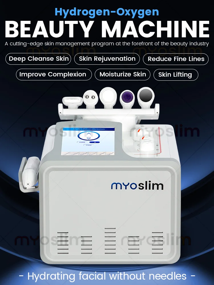 

Аппарат для гидродермабразии MYOSLIM 6-в-1 | Профессиональный аппарат для омоложения и глубокой очистки кожи лица для салонов красоты
