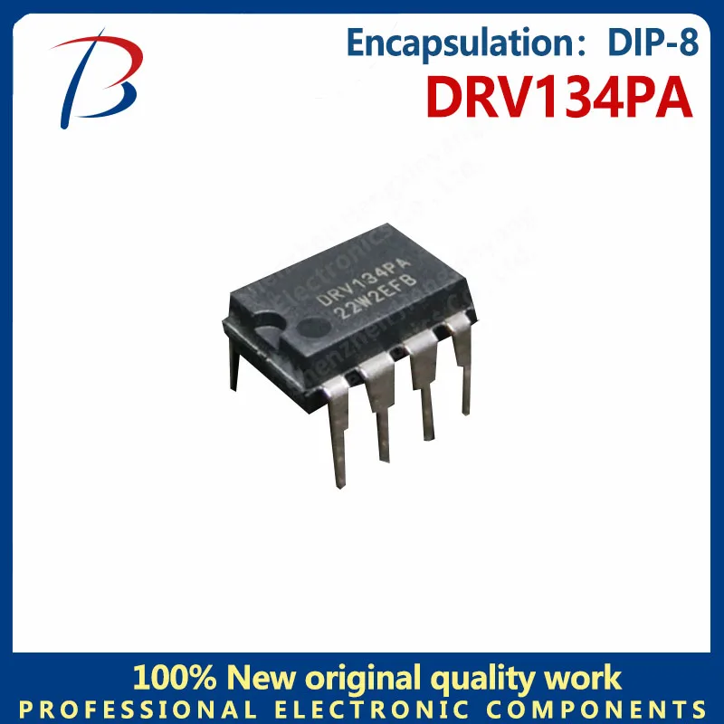 

10pcs DRV134PA Audio balanced line driver in-line package DIP-8 dual channel single-end turn balanced