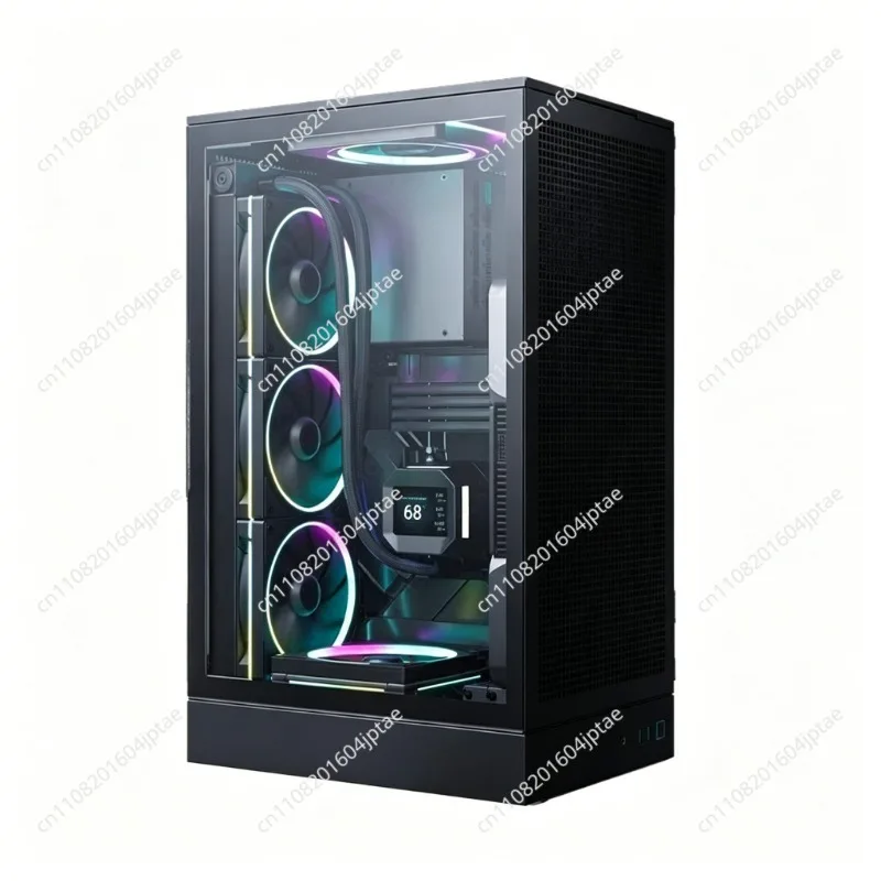 CH270 Computer Case Air-cooled Water-cooled Type-C Mesh Vertical Vertical M-ATX Structure Desktop