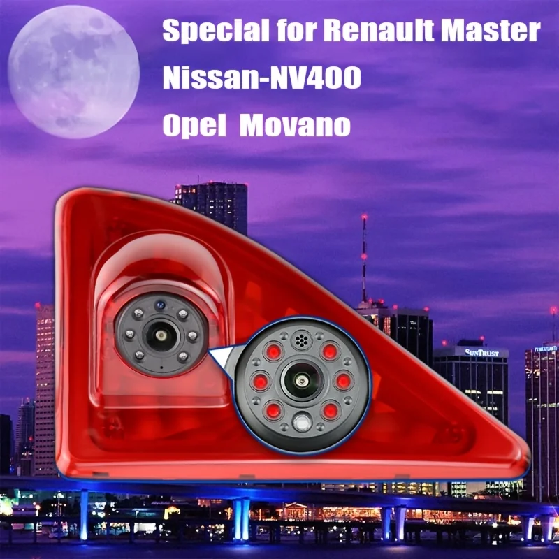 Replacement High Mount Backup Parking Camera for The Rear View, for Opel Movano B, for Nissan NV400, And for Renault Master III