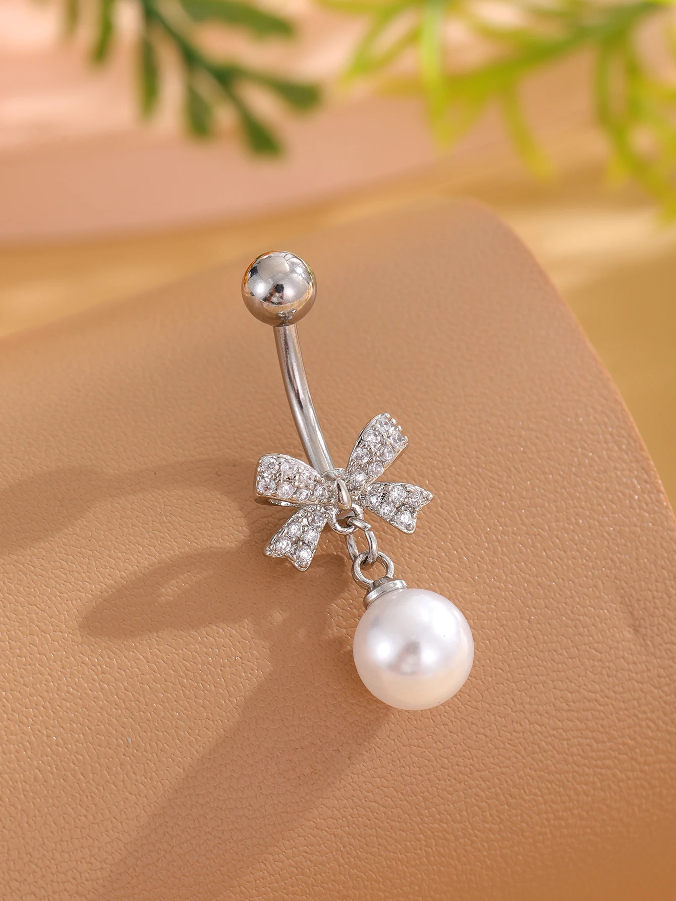 3-6 Teile/los Chirurgenstahl Kristall Bauchnabelpiercing Set 14G Schlange Perle Herz Bauchnabelpiercing Nombril Umbigo Bulk Nabelringe – Detail 8