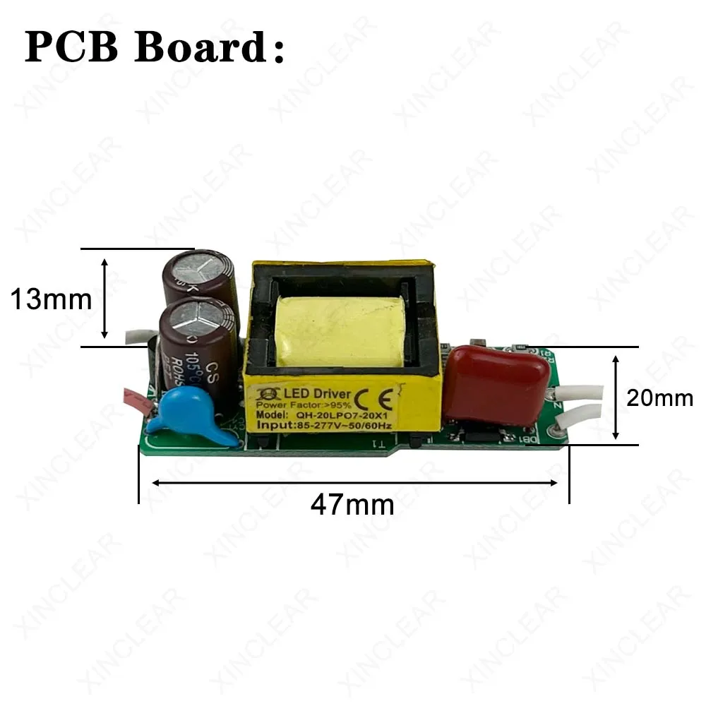 LED Driver DC 9-20V 9-34V 15-45V 21-65V 300mA 420mA 600mA 900mA Lighting Transformers For 7W 10W 12W 15W 18W 20W Power Supply