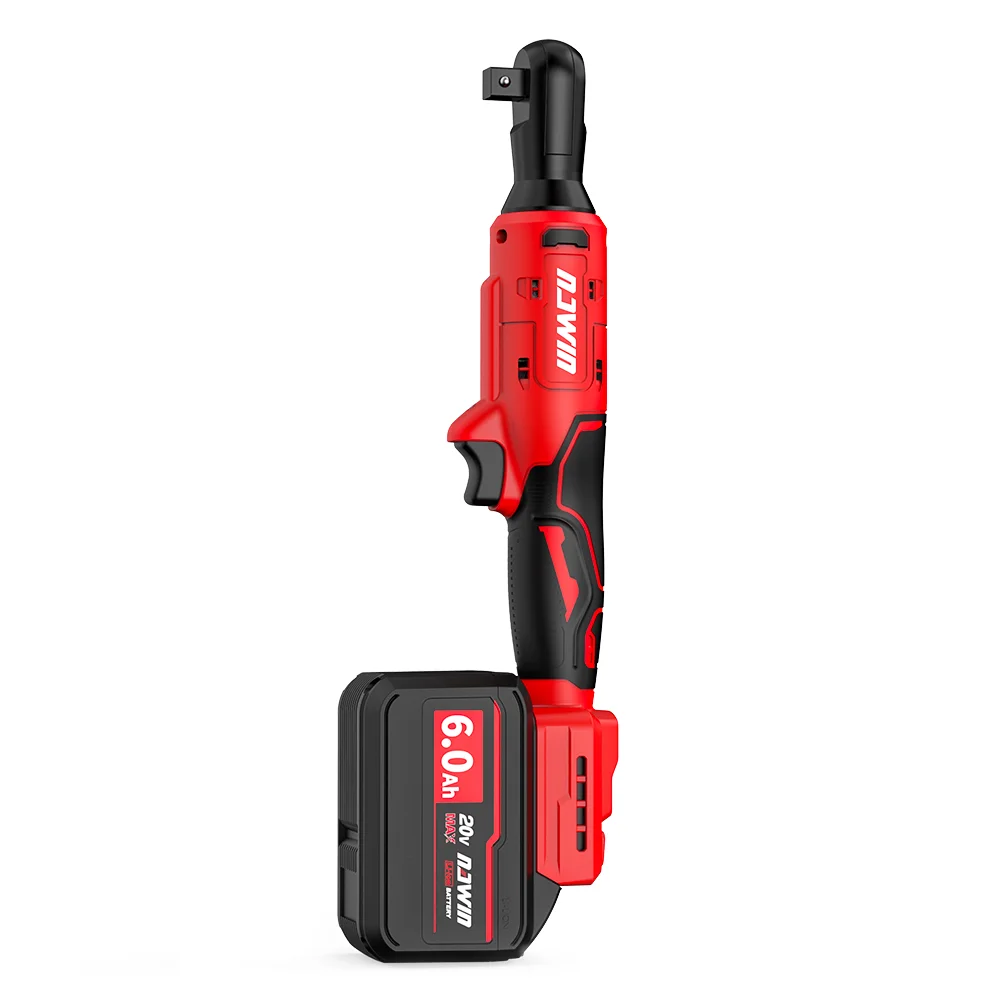 

NAWIN Portable Brushless Ratchet Impact Wrench 3/8" Right Angle Lithium Electric Wrenches