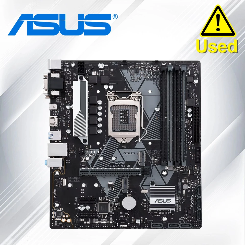 Asus PRIME B365M-A Original Desktop Intel B365 B365M DDR4 64G Motherboard LGA 1151 I7/I5/I3 USB3.0 SATA3