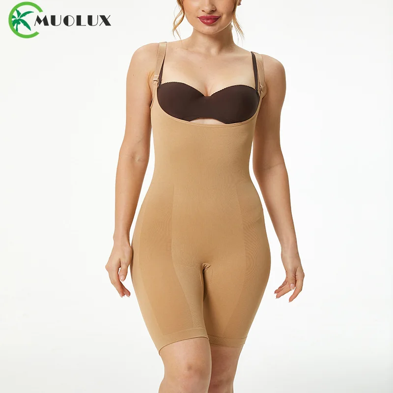 

Women's Shapewear Bodysuit Strap Body Shaper Belly Sheath Waist Trainer Slimming Underwear Breathable Reductive Thin Clothing