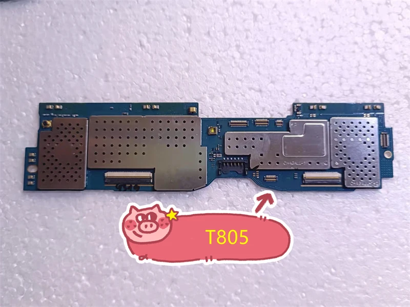 Carte mère 100% débloquée pour Samsung Galaxy Tab S T800 T805 T807A T807P, circuit imprimé complet entièrement testé