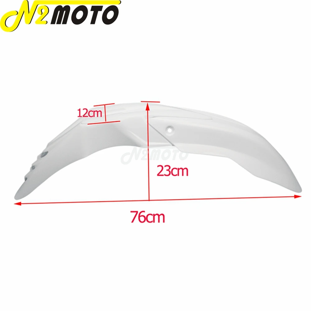 ABS Plastic Enduro Offroad Motocross Front Fender Mudguard For Honda Yamaha CRF KLX YZF DT125 FZ16 XR 250 400 XR650L CRF450L