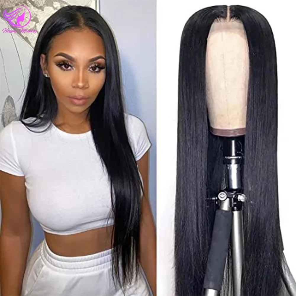 Straight Lace Front Wigs Human Hair HD Transparent Lace Frontal Human Hair Wigs for Women Glueless Wigs Human Hair Pre Plucked