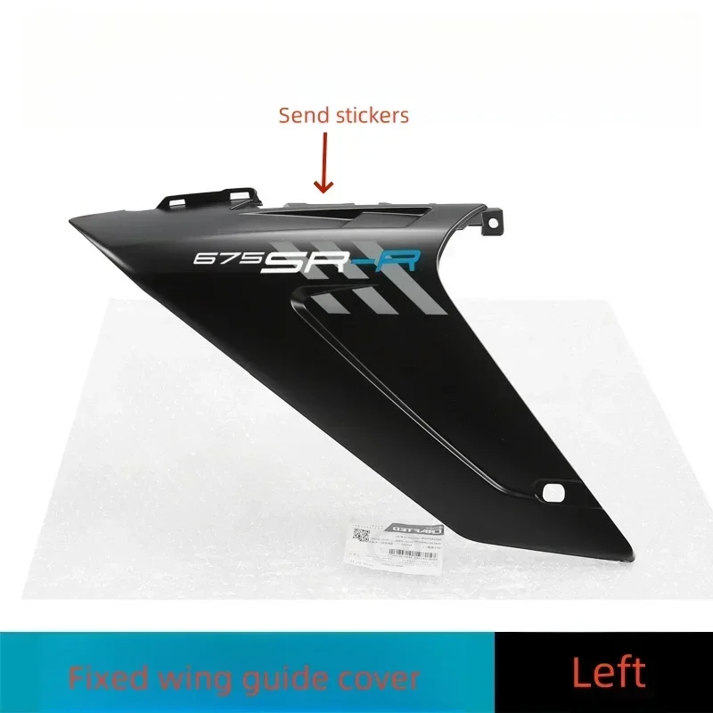 Fixed Wing For 675SR 675SR-R Motorcycle Fixed Wing Guide Cover Wing Decorative Panel Wind Blade Plastic Shell Protective Panel