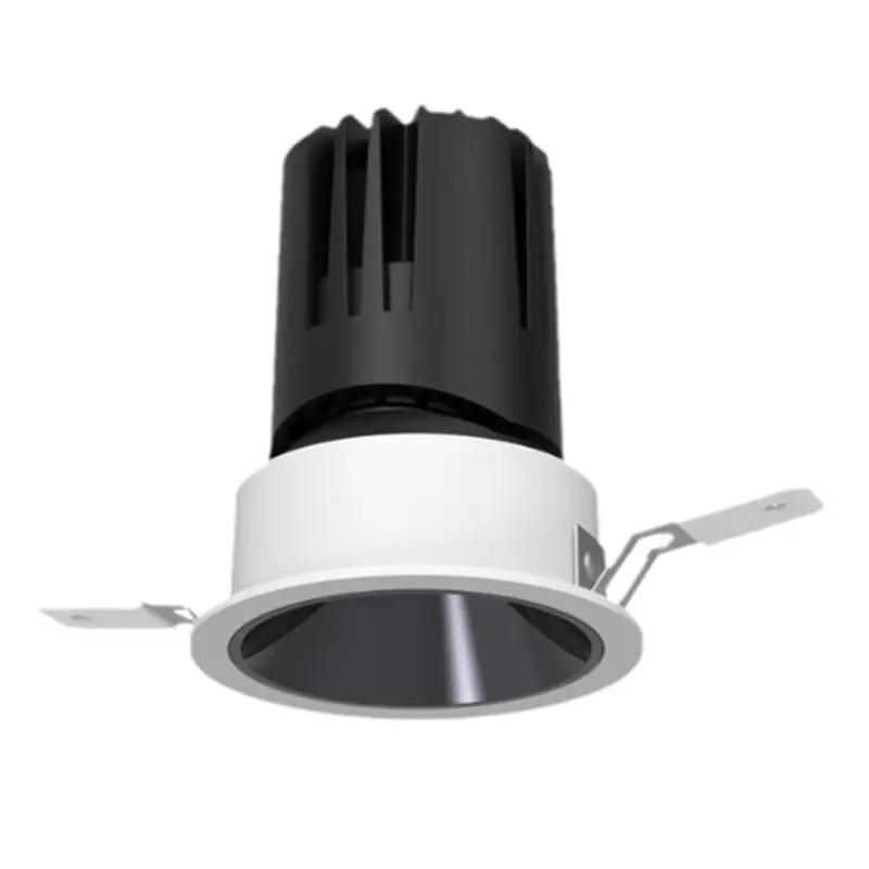A69edeep Cup Spotlight Adjustable Angle Recessed Light 10W Round Aluminum Alloy Recessed Lights Opening 75Mm White Light 6