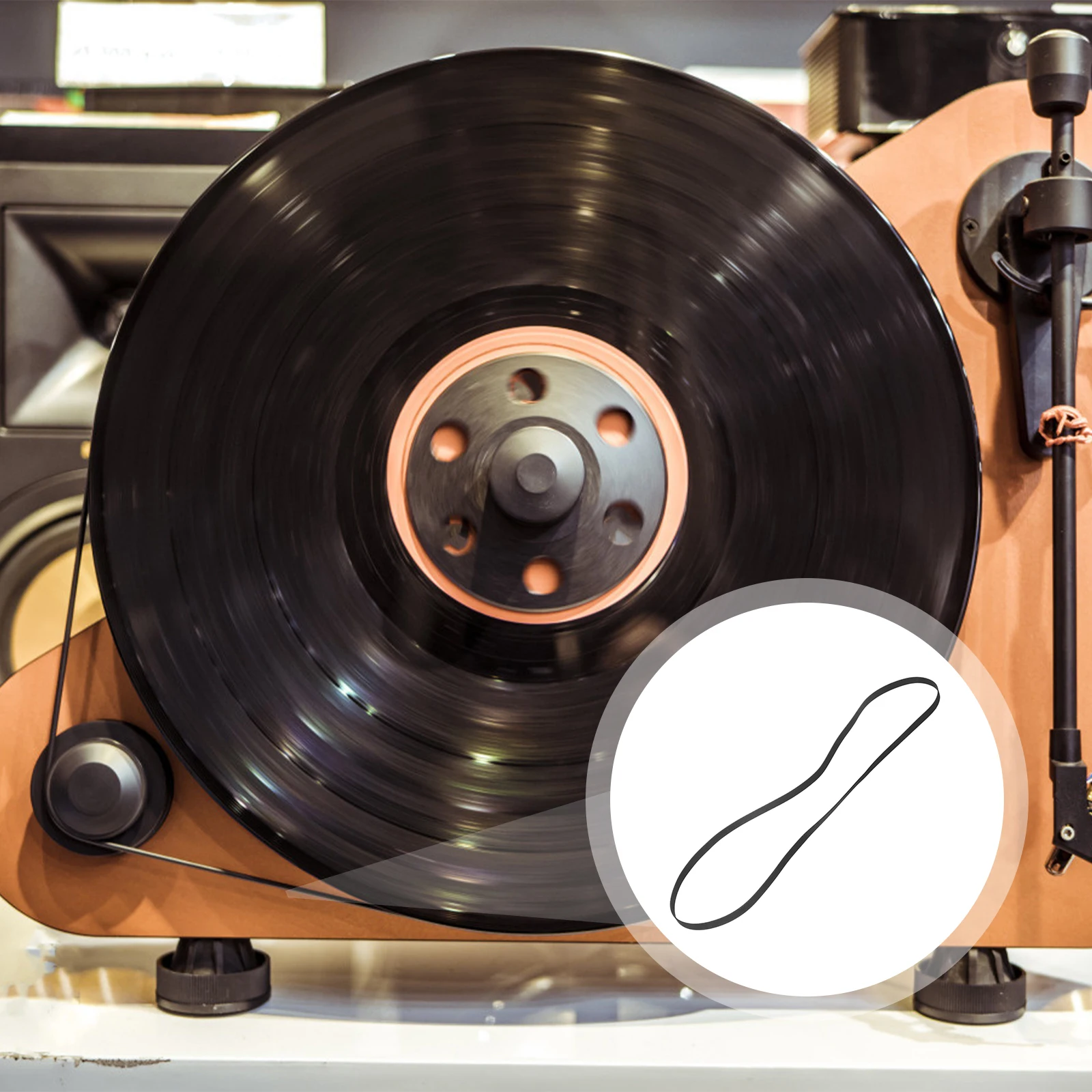 

54 Cm Phono Belt Phonograph Turntable Accessories Record Player Replacement Belts Tape Drives