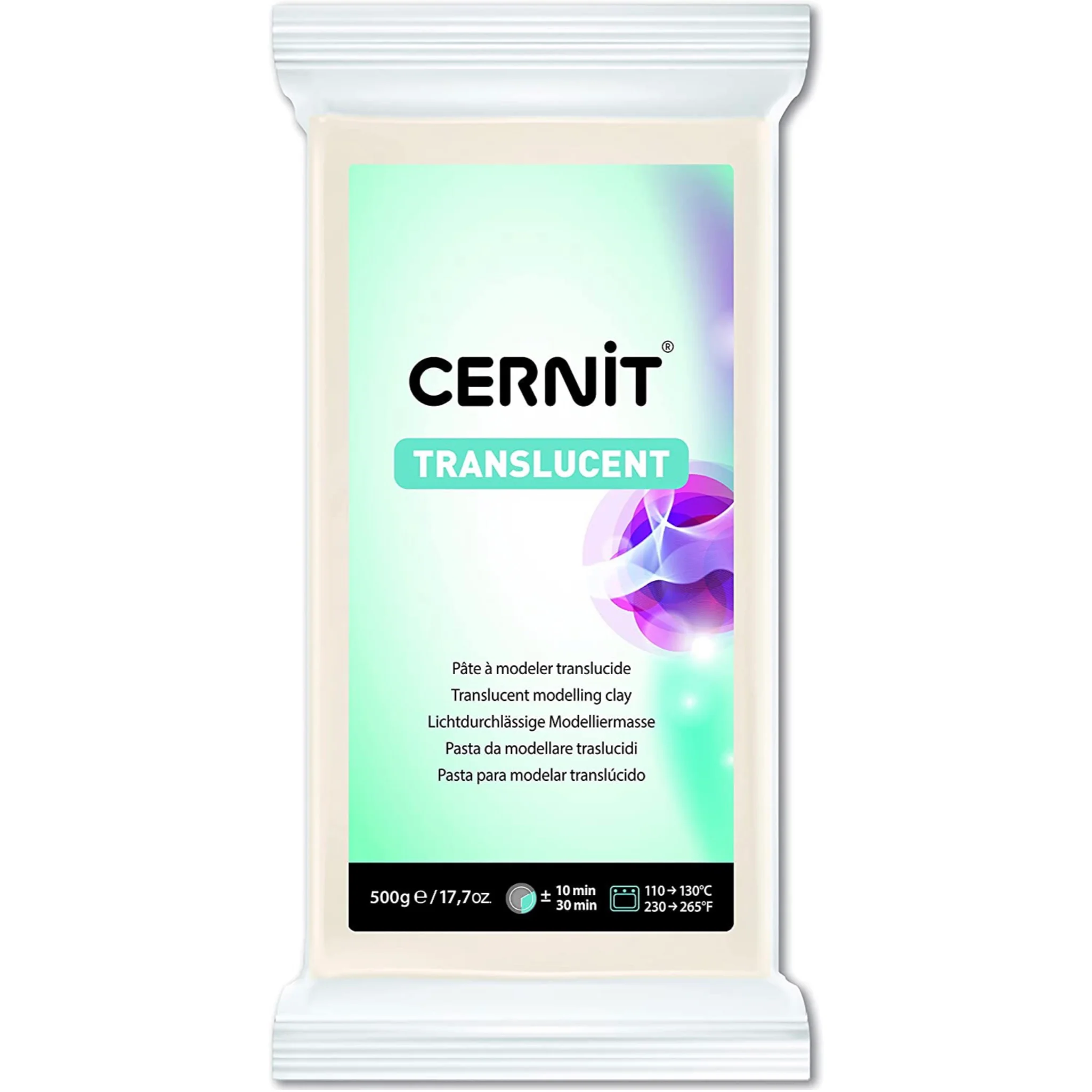 56g/2oz CERNIT  Translucent Polymer Clay Professional Soft Oven Baking Clay Mud From Belgium